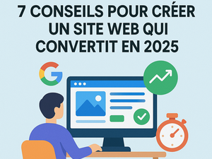 Couverture 7 conseils pour créer un site web qui convertit en 2025